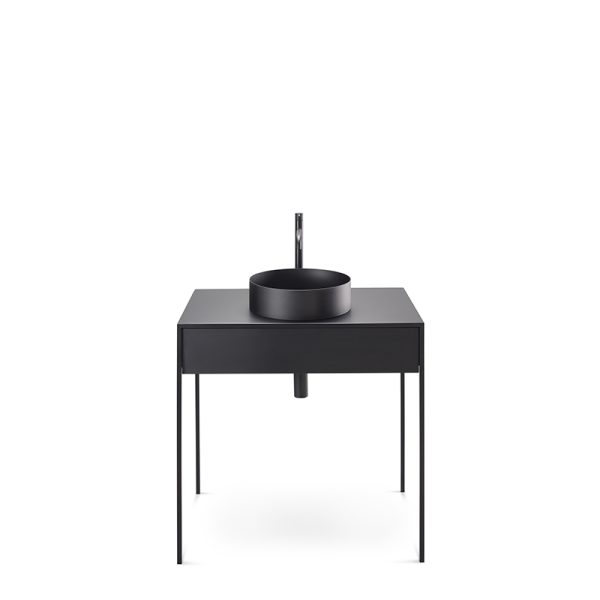 METAL BASIN WITH MIXER AND DRAWER art. ZC212