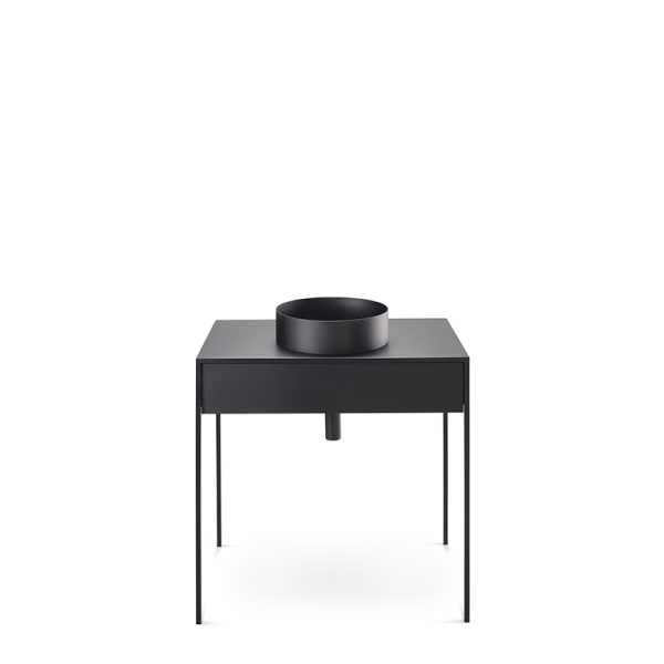 METAL BASIN WITH DRAWER art. ZC213